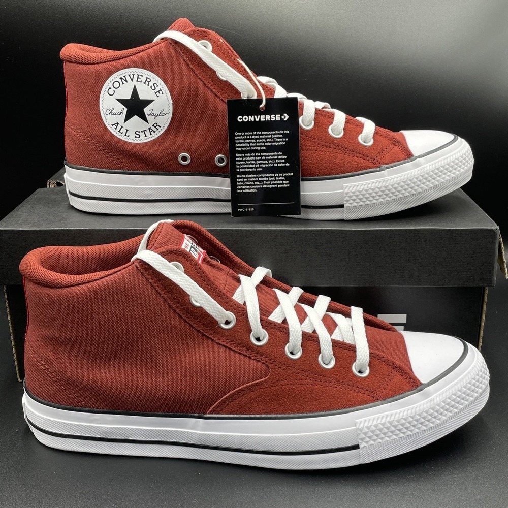 Converse CTAS Malden Street Mid Rottin Apple/White Mens Sz 10 Sneakers A13210F